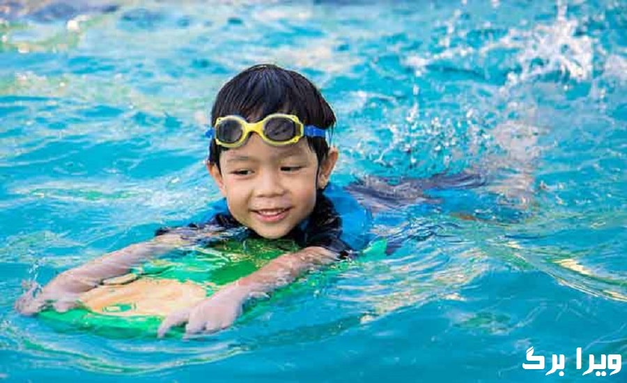 آموزش شنا با پریا بدلی مربی و ناجی شنا