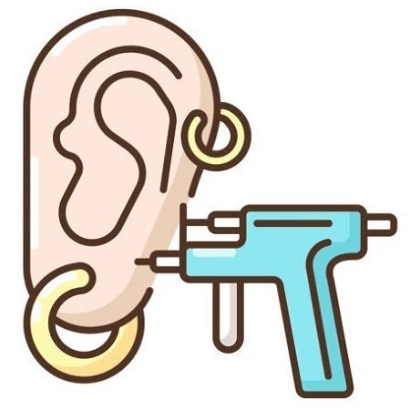 سوراخ کردن گوش بدون گوشواره